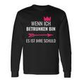 Wenn Ich Betrunken Bin Es Ist Ihre Schuld Festival Party Langarmshirts Geschenkideen