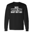 Wer Zugabe Ruft Tonmeister Sound Engineer Langarmshirts Geschenkideen