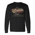 Whittle Personalized Name Name Print S With Name Whittle Long Sleeve T-Shirt Gifts ideas