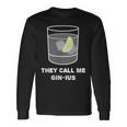 They Call Me Gin-Ius Genius Gin Dry Gin Cocktail Maglietta a maniche lunghe Ideas de regalos