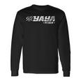Yaya Pit Crew Race Car Birthday Family Racing Long Sleeve T-Shirt Gifts ideas