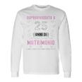 25 Anni Di Matrimonio Nozze D'argento Anniversario Maglietta a maniche lunghe Ideas de regalos