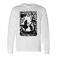 Alice In Wonderland With Cat And Rabbit S Langarmshirts Geschenkideen