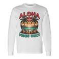 Aloha Beachibes Only Hawaiian Tropical Hawaii Palma Maglietta a maniche lunghe Ideas de regalos