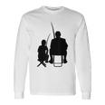 Angler Papa Und Sohn Fischer Fishing Rod Angel Boys' Gray Langarmshirts Geschenkideen