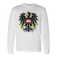 Austria Federal Eagle Red Red Eagle Retro Langarmshirts Geschenkideen