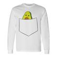 Avocado Carino In The Pocketegan Food Avocado Maglietta a maniche lunghe Ideas de regalos