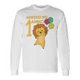 Bambino Bambini 1 Compleanno Lion 1 Anno Giovane Re Leone King Maglietta a maniche lunghe Ideas de regalos