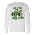 Bambino Trattore Sono 4 Anni Bambino Tractor Fattoria 4 Compleanno Maglietta a maniche lunghe Ideas de regalos
