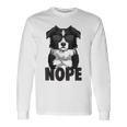 Border Collie Dog Female Langarmshirts Geschenkideen