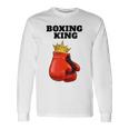 Boxing King De Boxeo Para Hombre Boxeo Deportivo Boxeo Camiseta de manga larga Ideas de regalos