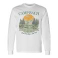 Camp Bach Team Bride Retro Camping Bachelorette Party 2024 Long Sleeve T-Shirt Gifts ideas