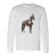 Cavallo Corazzato Medievale Fantasia Maglietta a maniche lunghe Ideas de regalos