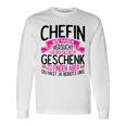 Chefin Wir Habenersucht Für Dich Geschenk Zu Finden Langarmshirts Geschenkideen