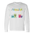 Children's 2Nd Birthday Ich Bin Schon 2 Jahre Junge Kleine Monster Langarmshirts Geschenkideen