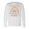 Children's Ich Bin Jetzt Ein Kindergartenkind German Langu Langarmshirts Geschenkideen