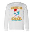 Children's Schulkind 2024 Boys I Rocke Jetzt Die Schule Football Langarmshirts Geschenkideen