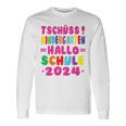 Children's Tschüss Kindergarten Hello School 2024 1St Class Langarmshirts Geschenkideen