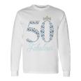 Corona Con Tacco A Diamante Da 50 Anni Con Scritta Its My 50Th Birthday Maglia A Manica Maglietta a maniche lunghe Ideas de regalos