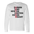 Darwin Jung Newton Einstein Edison Mozart Autism Awareness Langarmshirts Geschenkideen