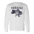 Dell'ucraina Con Tridente Ucraino Militare Patriottico Maglietta a maniche lunghe Ideas de regalos