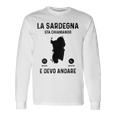 Donna Sardegna Divertente Sardo Regione Con Collo A Maglietta a maniche lunghe Ideas de regalos