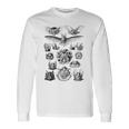 Ernst Haeckel Bats Scientific Illustration Biology Bat Lover Maglietta a maniche lunghe Ideas de regalos