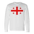 Flag Of Georgia Langarmshirts Geschenkideen