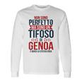 Genoa Idea Regalo Tifoso Genovese Football Calcio Maglietta a maniche lunghe Ideas de regalos