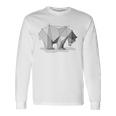 Geometrico Orso Polareettore Camicia Geometria Orso Maglietta a maniche lunghe Ideas de regalos