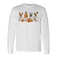 Ghost Dogs Spooky Season Dog Dressed As Ghost Halloween Long Sleeve T-Shirt Gifts ideas