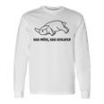 Hasi Müde Hasi Schlafiger Rabbit Slogan Langarmshirts Geschenkideen