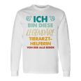 Ich Bin Diese Legendäre Tierarzthelferin Langarmshirts Geschenkideen