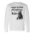 Kant Stop Philosophizing Con Citazione Divertente Maglietta a maniche lunghe Ideas de regalos