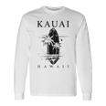 Kauai Hawaii Surfintage Surfer Gray Langarmshirts Geschenkideen