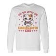 Kinder Ich Bin Jetzt Ein Kindergartenkind Kindergarten Cat German Langarmshirts Geschenkideen