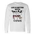Laita È Migliore Con Le Mucche Per Abbigliamento Regalo Animale Mucca Maglietta a maniche lunghe Ideas de regalos