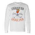 Leben Auf Der Aperolspur Official Spritz Club Aperollin' Langarmshirts Geschenkideen