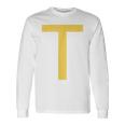 LetteraChipmunk Color Matching Costume Maglietta a maniche lunghe Ideas de regalos