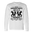 Line Dance Line Dancer Country Dance Maglietta a maniche lunghe Ideas de regalos