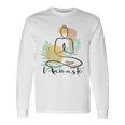 A Line Yoga Life Energy Chakra Meditation Namaste S Langarmshirts Geschenkideen