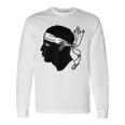 Maure Moors Head Sardegna Corsica Graphic Maglietta a maniche lunghe Ideas de regalos