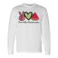 Melon Watermelon Summer Fruit Fruit Langarmshirts Geschenkideen