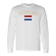 Netherlands Nederland Nederlandselag Netherlands Flag Orange Orange Langarmshirts Geschenkideen