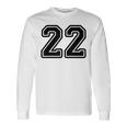 Number 22 Sport Number 22 Langarmshirts Geschenkideen