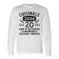 Originale 2004 Anni 20 Compleanno Uomo Regalointage 2004 Maglietta a maniche lunghe Ideas de regalos