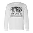 Physio Wir Retten Die Welt In Jogging Bottoms Gray Langarmshirts Geschenkideen