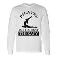 Pilates È La Mia Terapia Con Scritta In Lingua Tedesca Maglietta a maniche lunghe Ideas de regalos