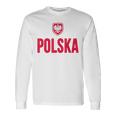 Polonia Polska Bandiera Polacca Souvenir Regalo Amore Maglietta a maniche lunghe Ideas de regalos
