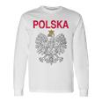 Polska Polish Poland Camiseta de manga larga Ideas de regalos
